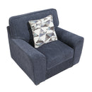 Manufacturer Color_Blue -- Bennett 8416BU-1 Chair IMAGE 3