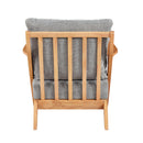  Manufacturer Color_Grey -- Homelegance Lennox Stationary Fabric Accent Chair IMAGE 5