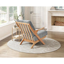 Manufacturer Color_Grey -- Homelegance Lennox Stationary Fabric Accent Chair IMAGE 9