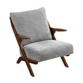  Manufacturer Color_Grey -- Homelegance Lennox Stationary Fabric Accent Chair IMAGE 1