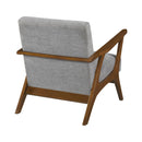  Manufacturer Color_Grey -- Homelegance Arden Stationary Fabric Accent Chair IMAGE 4
