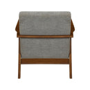  Manufacturer Color_Grey -- Homelegance Arden Stationary Fabric Accent Chair IMAGE 5