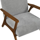  Manufacturer Color_Grey -- Homelegance Arden Stationary Fabric Accent Chair IMAGE 6