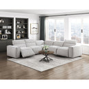  Homelegance Phoebe 8414GRY*5LRRRPWH 5 pc Modular Power Reclining Sectional with Power Headrests IMAGE 13