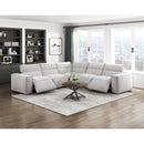  Homelegance Phoebe 8414GRY*5LRRRPWH 5 pc Modular Power Reclining Sectional with Power Headrests IMAGE 14
