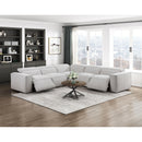  Homelegance Phoebe 8414GRY*5LRRRPWH 5 pc Modular Power Reclining Sectional with Power Headrests IMAGE 15