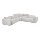  Homelegance Phoebe 8414GRY*5LRRRPWH 5 pc Modular Power Reclining Sectional with Power Headrests IMAGE 2