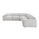  Homelegance Phoebe 8414GRY*5LRRRPWH 5 pc Modular Power Reclining Sectional with Power Headrests IMAGE 4