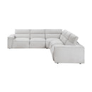  Homelegance Phoebe 8414GRY*5LRRRPWH 5 pc Modular Power Reclining Sectional with Power Headrests IMAGE 5