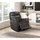  Manufacturer Color_Dark brown -- Leif 8459DBR-1PW Power Reclining Chair IMAGE 12
