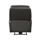  Manufacturer Color_Dark brown -- Leif 8459DBR-1PW Power Reclining Chair IMAGE 5