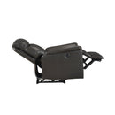  Manufacturer Color_Dark brown -- Leif 8459DBR-1PW Power Reclining Chair IMAGE 9