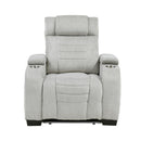  Homelegance Ronan 8455GRY-1 Reclining Chair IMAGE 1