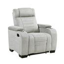  Homelegance Ronan 8455GRY-1 Reclining Chair IMAGE 2