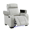  Homelegance Ronan 8455GRY-1 Reclining Chair IMAGE 7