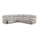  Manufacturer Color_Silver Grey -- Fargo 8528TP*SCPW 3 pc Power Reclining Sectional with Right Console IMAGE 5