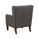  Manufacturer Color_Dark grey -- Aria 1266DG-1 Accent Chair IMAGE 4
