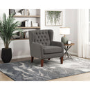  Manufacturer Color_Dark grey -- Aria 1266DG-1 Accent Chair IMAGE 8