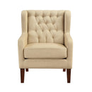  Manufacturer Color_Beige -- Aria 1266BE-1 Accent Chair IMAGE 1