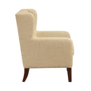  Manufacturer Color_Beige -- Aria 1266BE-1 Accent Chair IMAGE 3