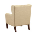  Manufacturer Color_Beige -- Aria 1266BE-1 Accent Chair IMAGE 4