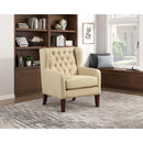  Manufacturer Color_Beige -- Aria 1266BE-1 Accent Chair IMAGE 8
