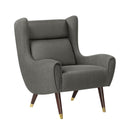  Manufacturer Color_Dark grey -- Homelegance Greta Stationary Fabric Accent Chair IMAGE 1