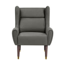  Manufacturer Color_Dark grey -- Homelegance Greta Stationary Fabric Accent Chair IMAGE 2