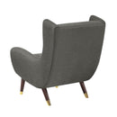  Manufacturer Color_Dark grey -- Homelegance Greta Stationary Fabric Accent Chair IMAGE 4