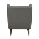  Manufacturer Color_Dark grey -- Homelegance Greta Stationary Fabric Accent Chair IMAGE 5