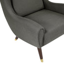  Manufacturer Color_Dark grey -- Homelegance Greta Stationary Fabric Accent Chair IMAGE 6