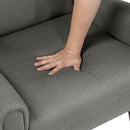  Manufacturer Color_Dark grey -- Homelegance Greta Stationary Fabric Accent Chair IMAGE 7