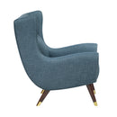  Manufacturer Color_Blue -- Greta 1098BUE-1 Accent Chair IMAGE 3