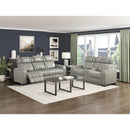  Manufacturer Color_Grey -- Homelegance Apex Power Reclining Leather Match Sofa IMAGE 13