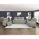  Manufacturer Color_Grey -- Homelegance Apex Power Reclining Leather Match Sofa IMAGE 16