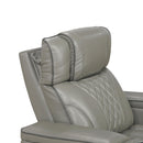  Manufacturer Color_Grey -- Homelegance Apex Power Reclining Leather Match Sofa IMAGE 9