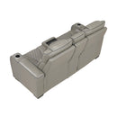  Manufacturer Color_Grey -- Homelegance Apex Power Reclining Leather Match Loveseat with Console IMAGE 3
