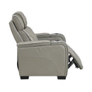  Manufacturer Color_Grey -- Homelegance Apex Power Leather Match Recliner IMAGE 9