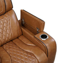  Manufacturer Color_Brown -- Apex 8449BR-3PWHM Power Reclining Sofa with Wireless Charger, Air Massage and Heat IMAGE 10