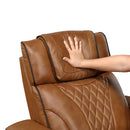 Manufacturer Color_Brown -- Apex 8449BR-3PWHM Power Reclining Sofa with Wireless Charger, Air Massage and Heat IMAGE 11