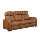  Manufacturer Color_Brown -- Apex 8449BR-3PWHM Power Reclining Sofa with Wireless Charger, Air Massage and Heat IMAGE 2