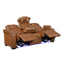  Manufacturer Color_Brown -- Apex 8449BR-3PWHM Power Reclining Sofa with Wireless Charger, Air Massage and Heat IMAGE 6