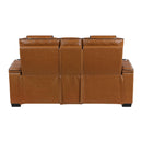  Manufacturer Color_Brown -- Apex 8449BR-2PWHM Power Reclining Love Seat with Console, Wireless charger, Air Massage and Heat IMAGE 4