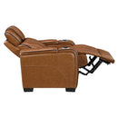  Manufacturer Color_Brown -- Apex 8449BR-1PWHM Power Reclining Chair with Power Headrest, Air Massage and Heat and Charging Ports IMAGE 10