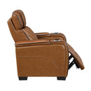  Manufacturer Color_Brown -- Apex 8449BR-1PWHM Power Reclining Chair with Power Headrest, Air Massage and Heat and Charging Ports IMAGE 9