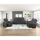  Manufacturer Color_Black -- Apex 8449BK-3PWHM Power Reclining Sofa with Wireless Charger, Air Massage and Heat IMAGE 15