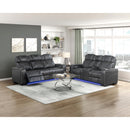  Manufacturer Color_Black -- Apex 8449BK-2PWHM Power Reclining Love Seat with Console, Wireless charger, Air Massage and Heat IMAGE 14
