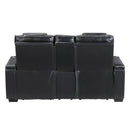  Manufacturer Color_Black -- Apex 8449BK-2PWHM Power Reclining Love Seat with Console, Wireless charger, Air Massage and Heat IMAGE 4