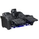  Manufacturer Color_Black -- Apex 8449BK-2PWHM Power Reclining Love Seat with Console, Wireless charger, Air Massage and Heat IMAGE 6