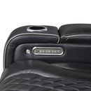  Manufacturer Color_Black -- Apex 8449BK-2PWHM Power Reclining Love Seat with Console, Wireless charger, Air Massage and Heat IMAGE 8